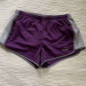 LL Bean running shorts